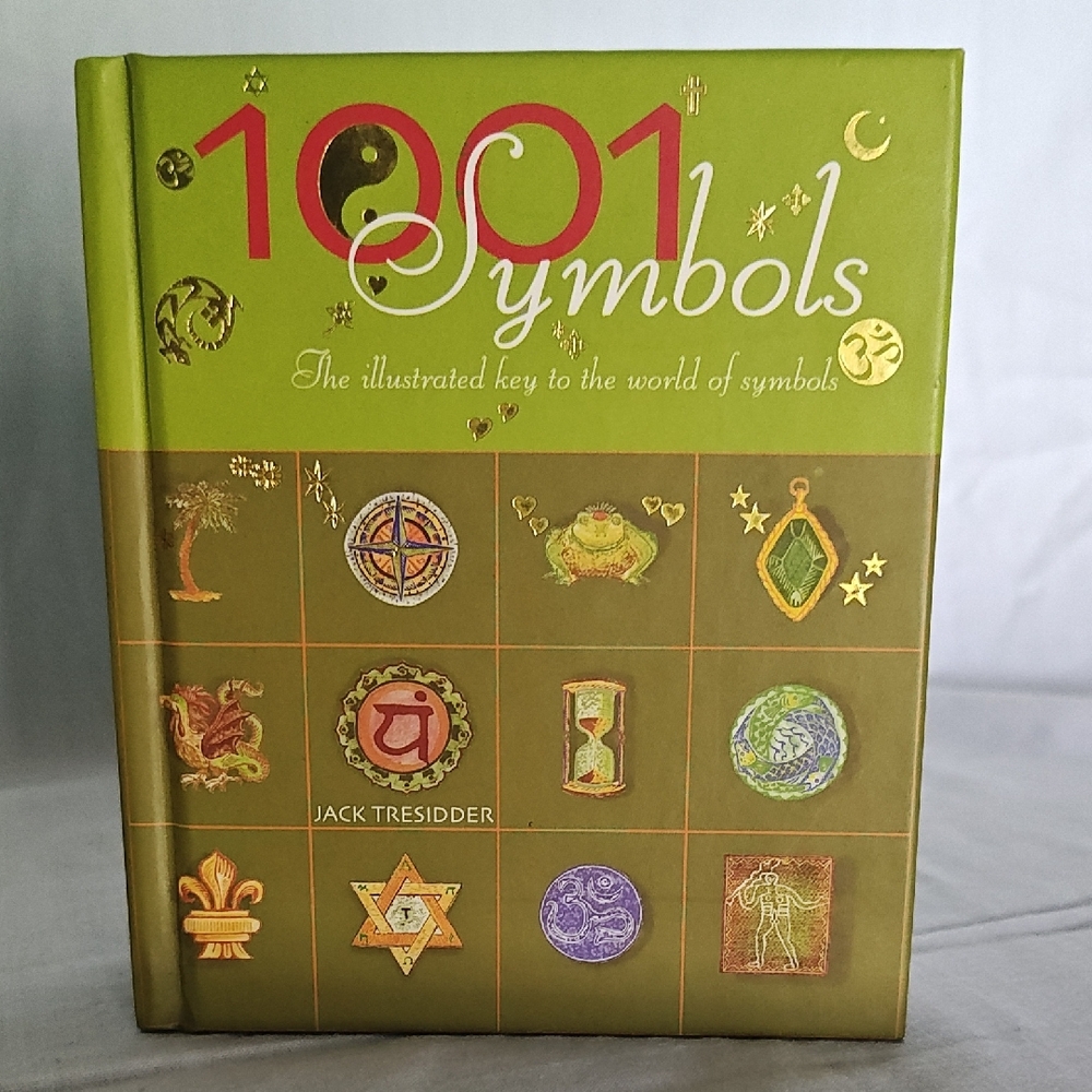 1001 Symbols Illustrated Book - Green and Gold